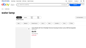 eBay - Water Lamp Products