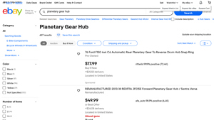 eBay - Planetary Gear Hub for E-Bikes