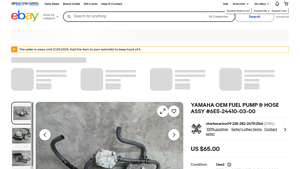 YAMAHA - OEM Fuel Pump & Hose Assembly