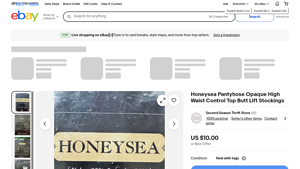 Honeysea - Opaque High Waist Control Top Pantyhose