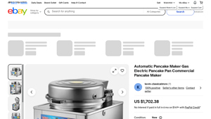 Automatic Pancake Maker - Commercial Gas Electric Pancake Pan