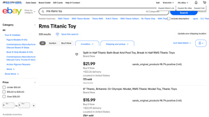 RMS Titanic - Toy Models
