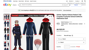 CatchCostume - Anime Jujutsu Kaisen Itadori Yuji Cosplay Costume
