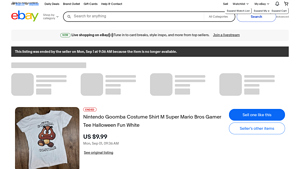 Nintendo - Goomba Costume Shirt