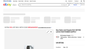 Key Sales and Supply - KLC Keyed Lock for Power Supply