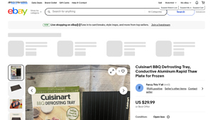 Cuisinart - BBQ Defrosting Tray