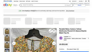 Parallel Skies - Floral Tie Square Neck Top
