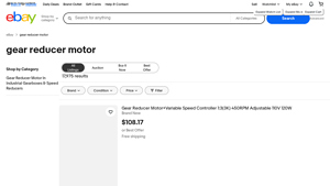 eBay - Gear Reducer Motors