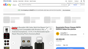techong - Repairable Phone Charger BOTH ENDS