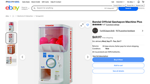 Bandai - Official Gashapon Machine Plus