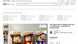 Ideal - Chipmunks 18” Talking Plush Toys Set