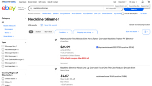 Neckline Slimmer - Neck Slimming Device