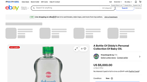 JOHNSON'S - Diddy’s Personal Collection Baby Oil