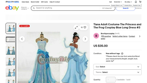 Unbranded - Tiana Adult Costume