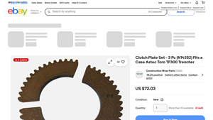 Case - Clutch Plate Set - 3 Pc