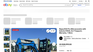 Rippa - R32 Pro Mini Excavator