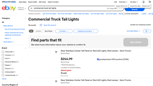 Stainless Tail Panel - Semi Trucks