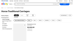 eBay - Horse Traditional Carriages