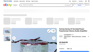 Tortran - Toroidal Power Transformer Stereo Audio Amplifier