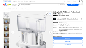 Waterpik - WP-72 Classic Professional Water Flosser