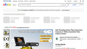 ESANHAO - 360° Rotating Sewer Pipe Inspection Camera