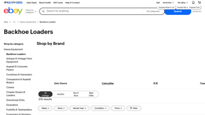 Backhoe Loaders - Shop by Brand