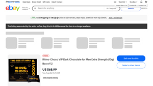 Rhino - Rhino-Choco VIP Dark Chocolate for Men Extra Strength