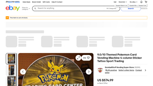 GumballStuff - Themed Pokemon Card Vending Machine