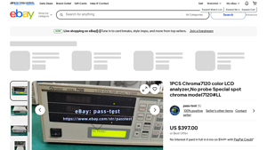 Chroma - 7120 Color LCD Analyzer