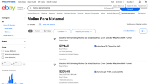 Electric Corn Grinder - Molino Para Nixtamal