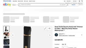 OLOV - Electric Body Hair Trimmer