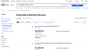 Ricoma - EM-1010 Embroidery Machine