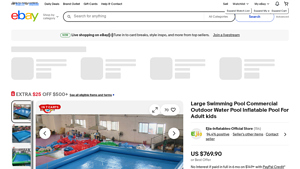 EJIA - Large Inflatable Swimming Pool