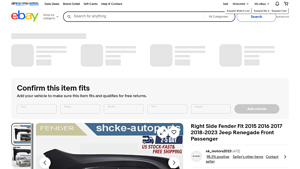 Jeep - Right Side Fender for Renegade 2015-2023