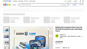 RoHS Compliant - Full HD 1080 Dash Cam
