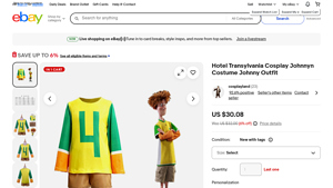 Cosplayland - Hotel Transylvania Johnny Costume