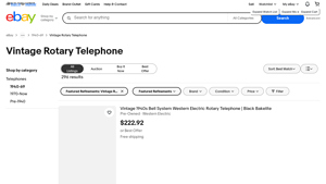 Vintage Rotary Telephone - Various Brands