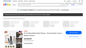 C6 - Cordless Water Dental Flosser