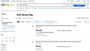 MG Golf - DynaGrip Elite All-Cabretta Leather Golf Gloves