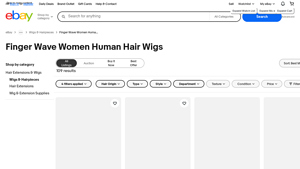Finger Wave - Women Human Hair Wigs
