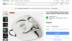 V for Vendetta - Guy Fawkes Mask