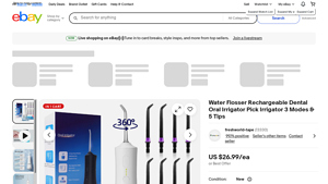 Water Flosser - Rechargeable Dental Oral Irrigator