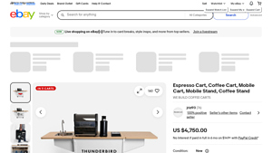 Espresso Cart - Mobile Coffee Stand