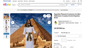Egyptian Pharaoh Costume - Halloween Cosplay