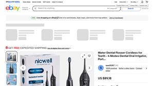 Water Dental Flosser - Cordless Oral Irrigator