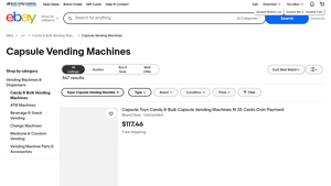 eBay - Capsule Vending Machines