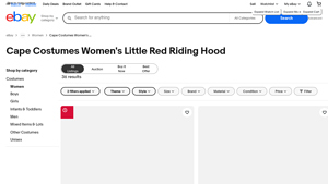 Cape Costumes - Women's Little Red Riding Hood