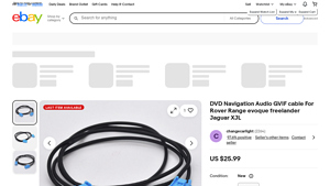 Unbranded - DVD Navigation Audio GVIF Cable