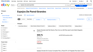 eBay - Espejos De Pared Grandes