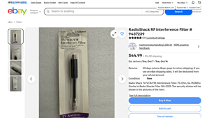 RadioShack - RF Interference Filter #9437239